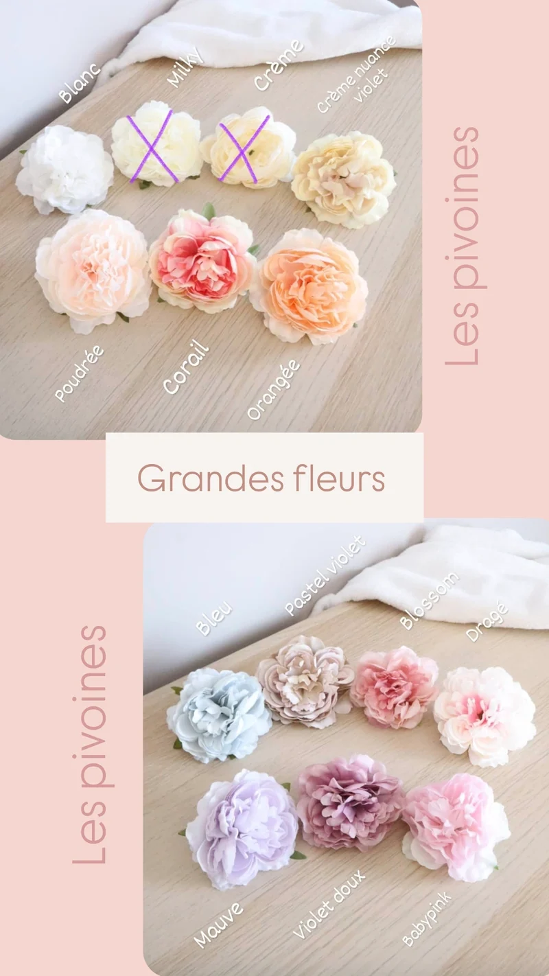 Décoration prénom, animal crochet & fleurs artificielles - Envoi sous 6/8 semaines