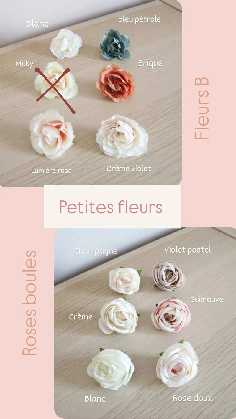 Décoration prénom, animal crochet & fleurs artificielles - Envoi sous 6/8 semaines