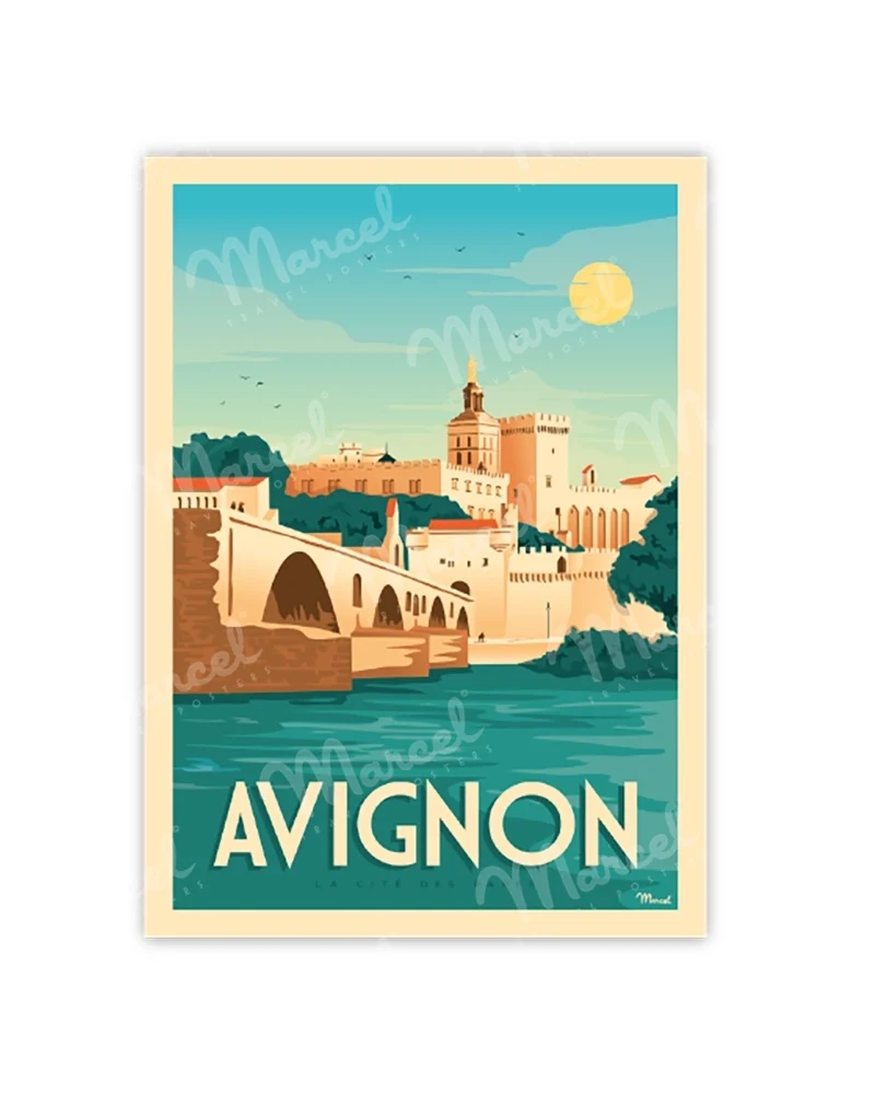 Carte Postale AVIGNON "La Cité des Papes"