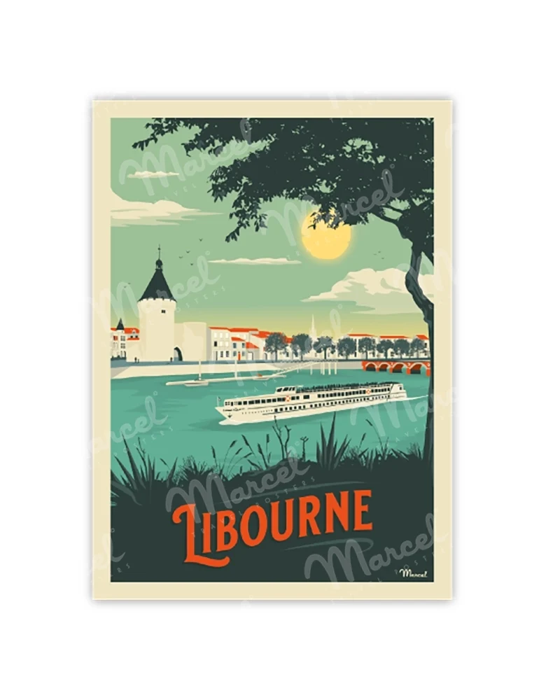 Carte Postale LIBOURNE