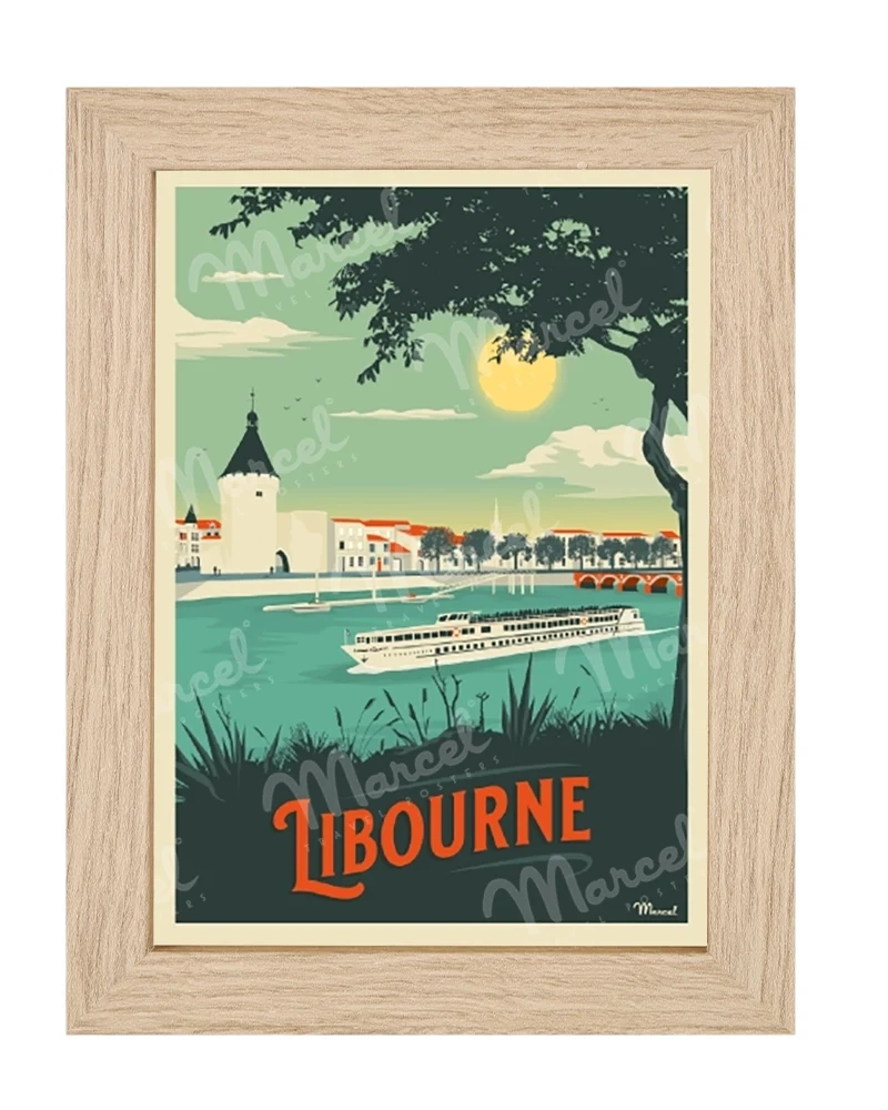Carte Postale LIBOURNE