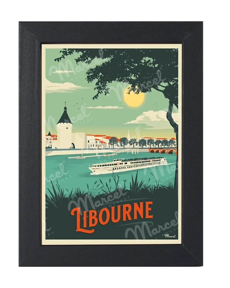 Carte Postale LIBOURNE