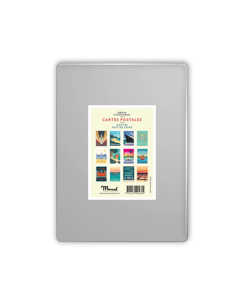 Coffret Cartes Postales NANTES / PAYS DE LOIRE