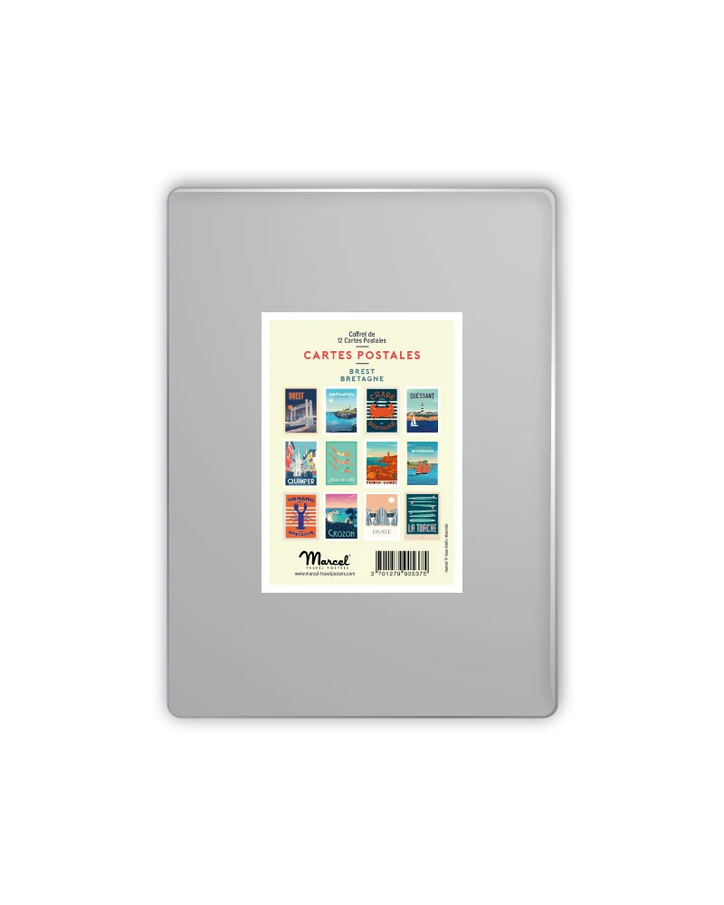 Coffret Cartes Postales BREST / BRETAGNE