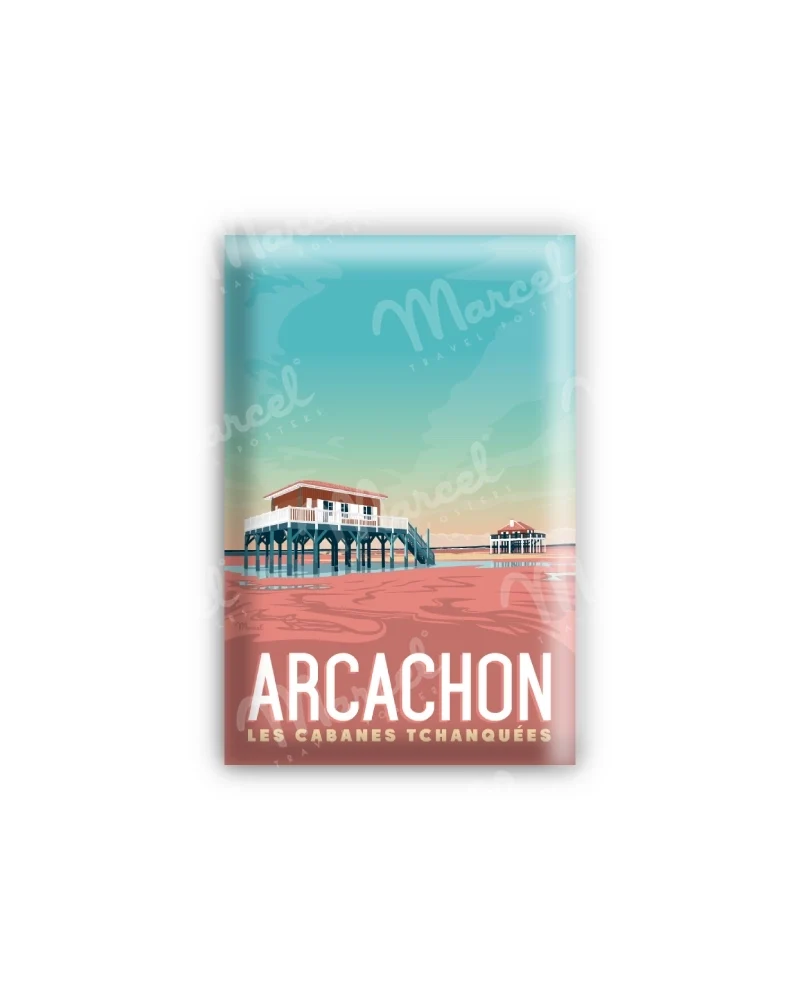 Magnet ARCACHON "Les Cabanes Tchanquées"