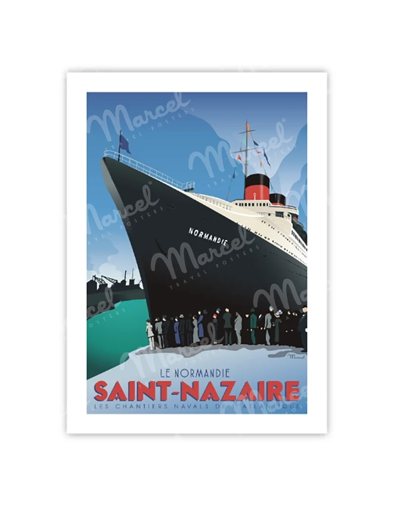 Carte Postale SAINT-NAZAIRE "Le Normandie"