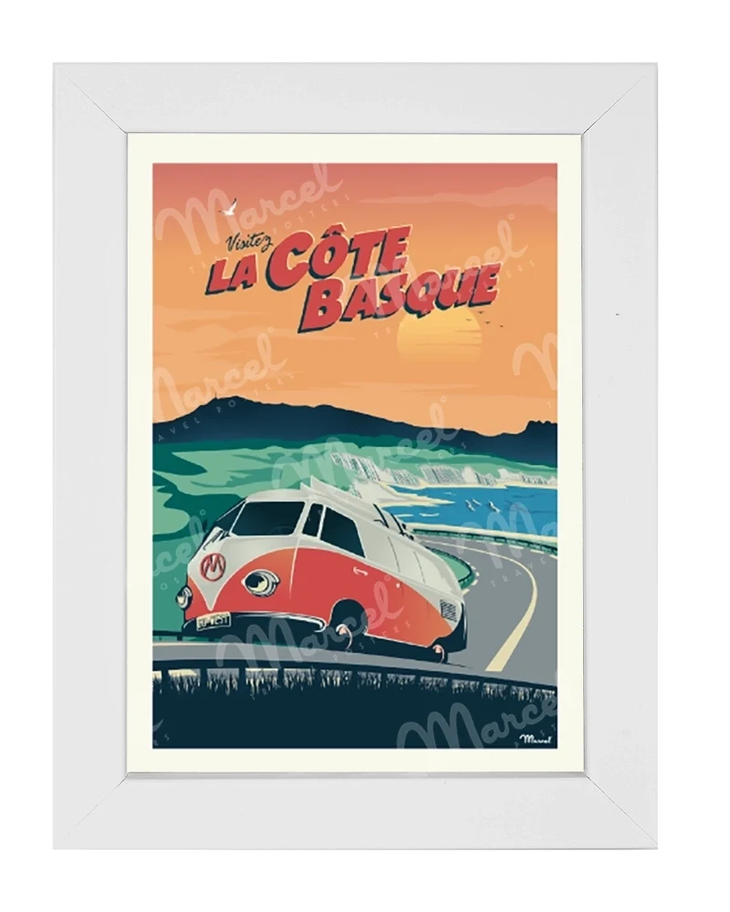 Carte Postale CÔTE BASQUE "La Corniche"