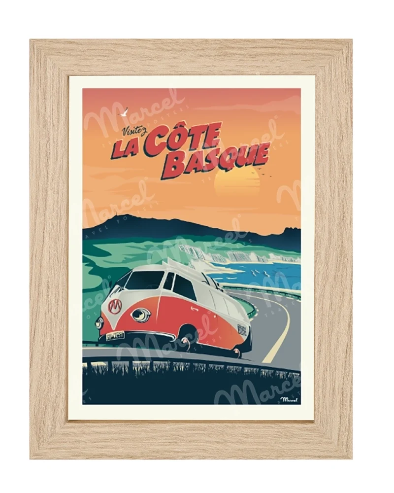 Carte Postale CÔTE BASQUE "La Corniche"