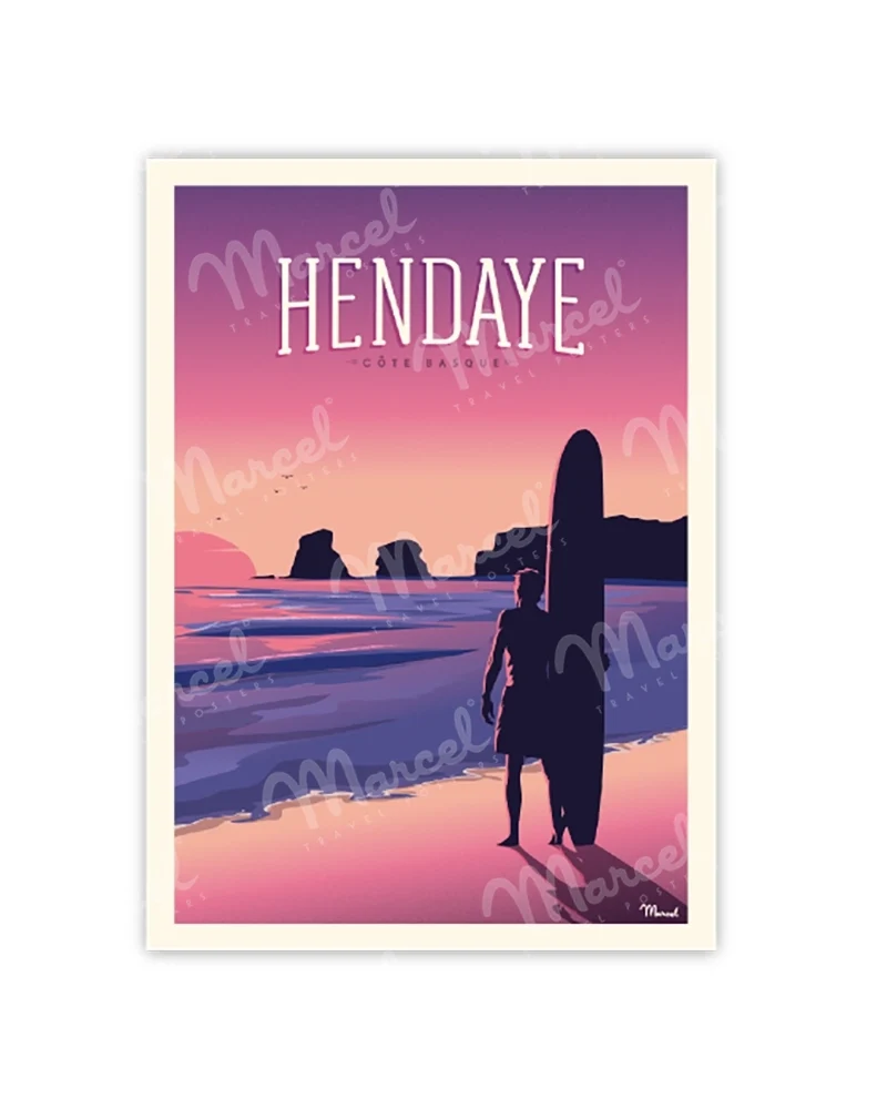 Carte Postale HENDAYE "Les deux Jumeaux"