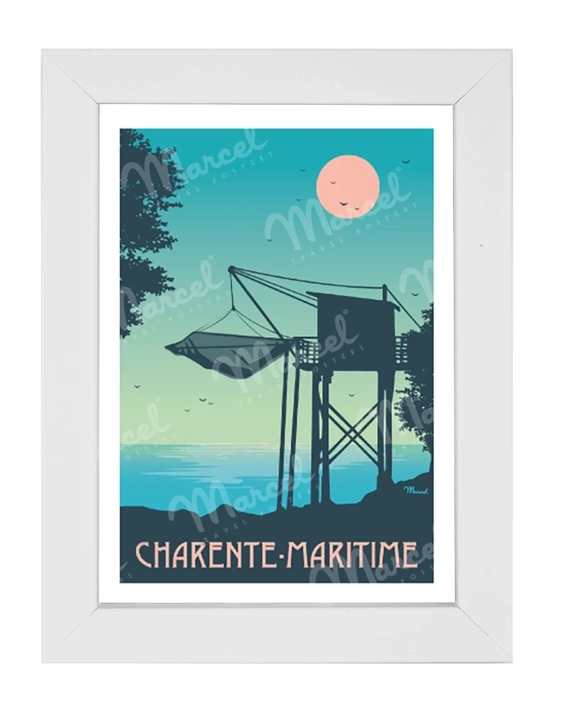 Carte Postale CHARENTE-MARITIME "Le Carrelet"