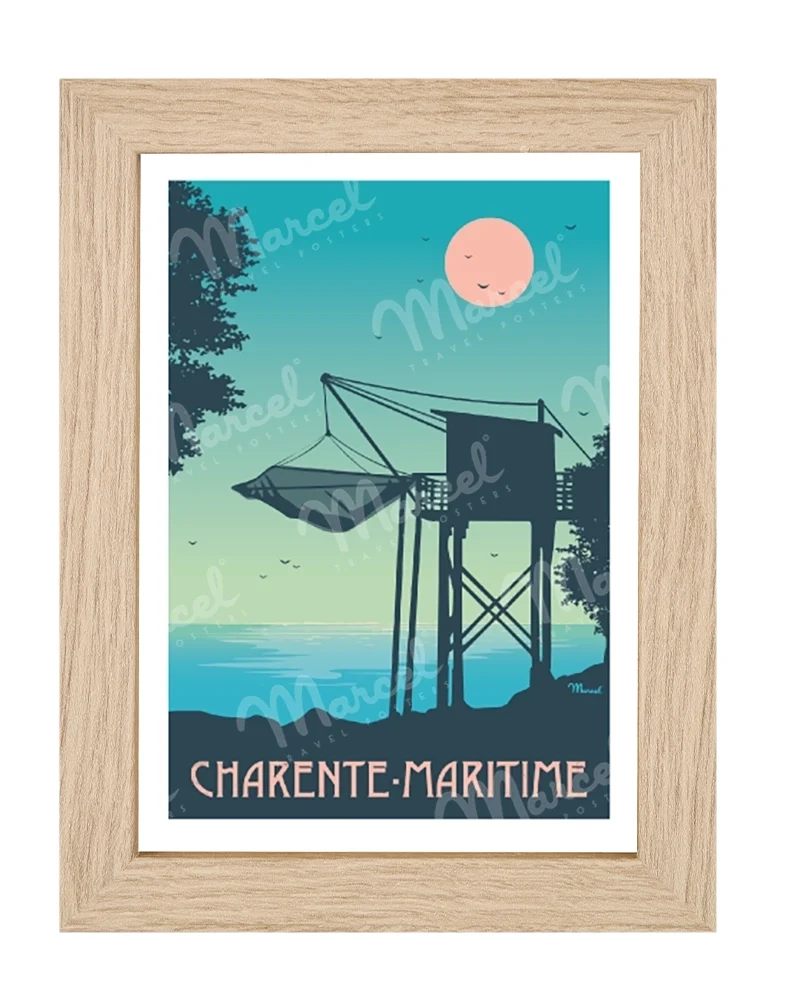 Carte Postale CHARENTE-MARITIME "Le Carrelet"