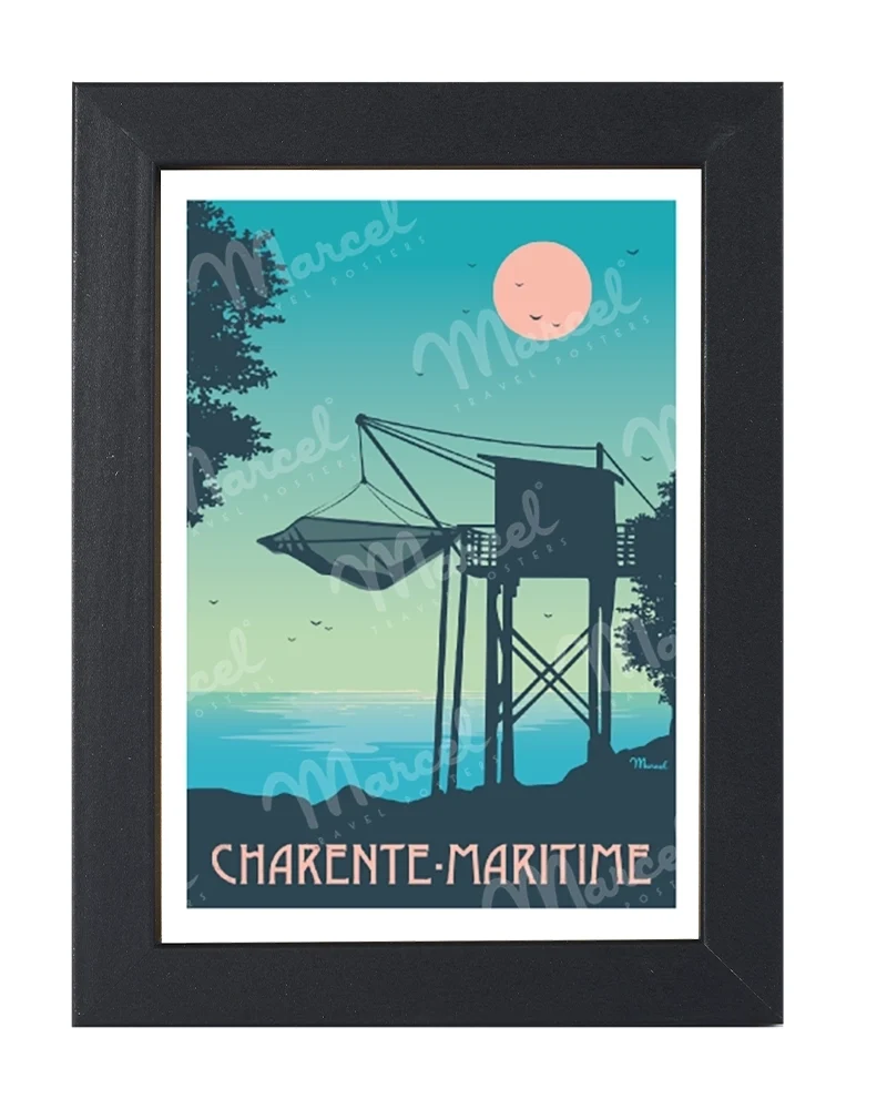 Carte Postale CHARENTE-MARITIME "Le Carrelet"