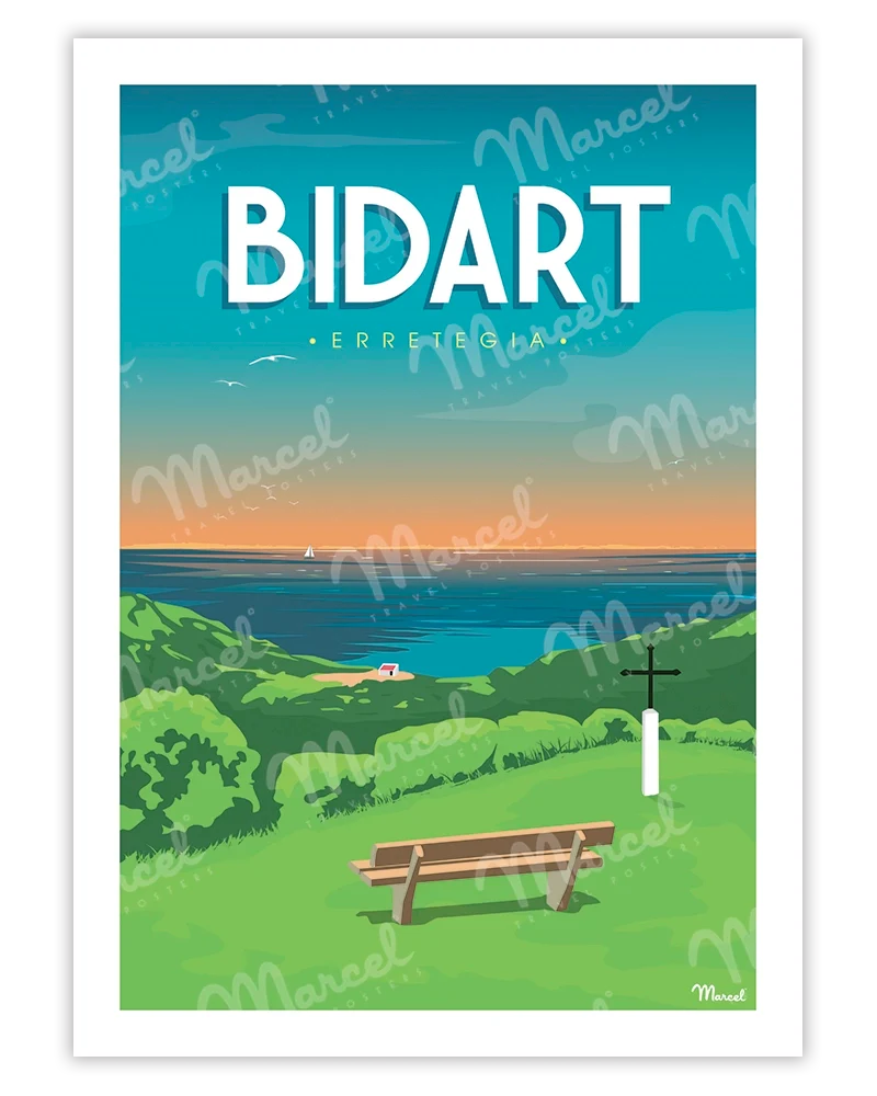 Affiche BIDART "Erretegia"