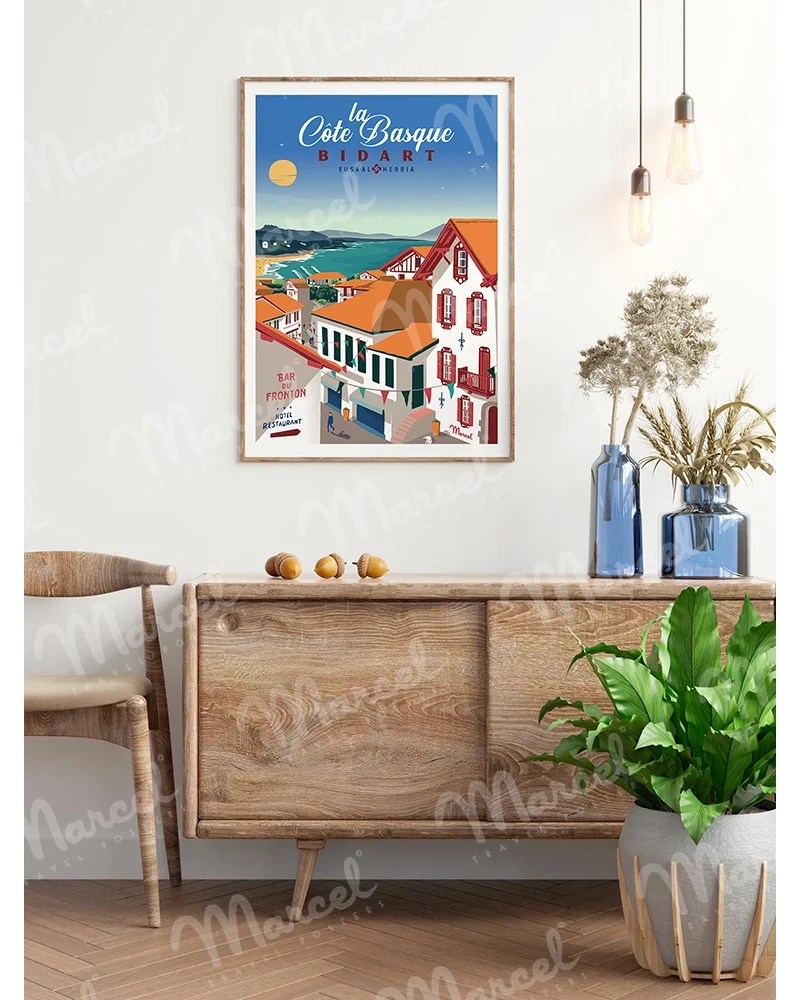 Affiche BIDART "Erretegia"