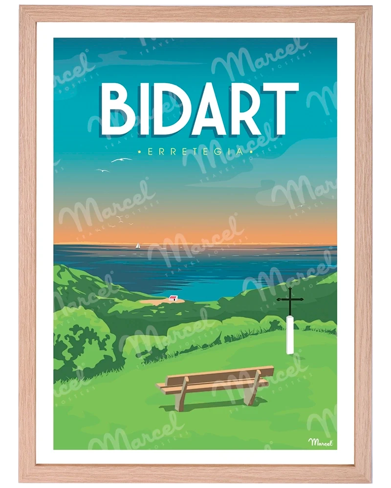 Affiche BIDART "Erretegia"