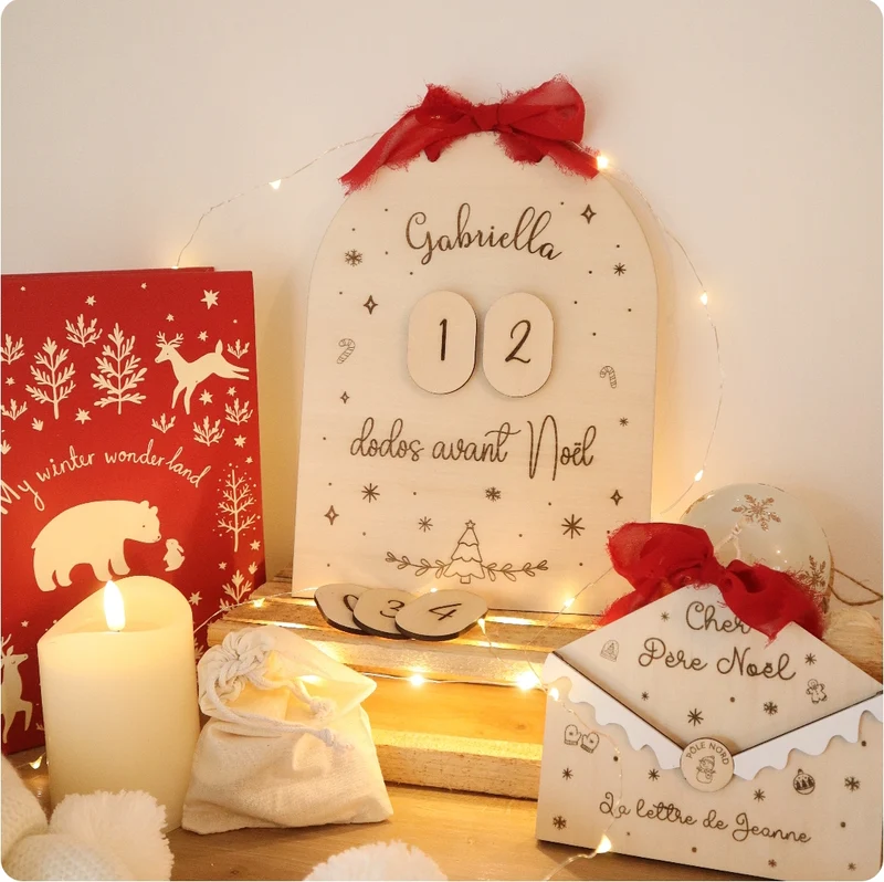 Bientôt de retour - Décompte de Noël - Édition de Noël - Couleur au choix