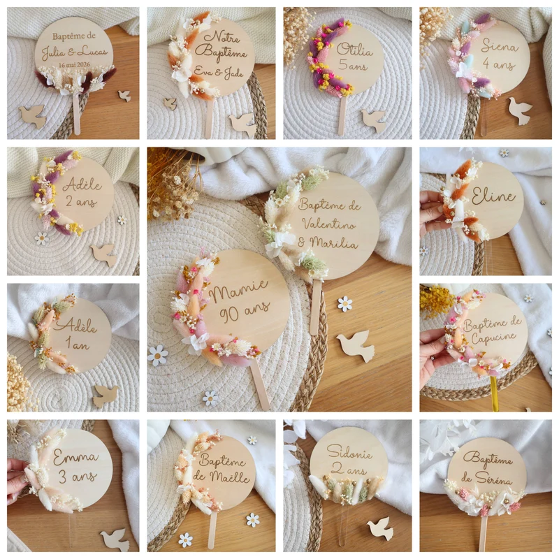 Cake-topper - couleurs à personnaliser