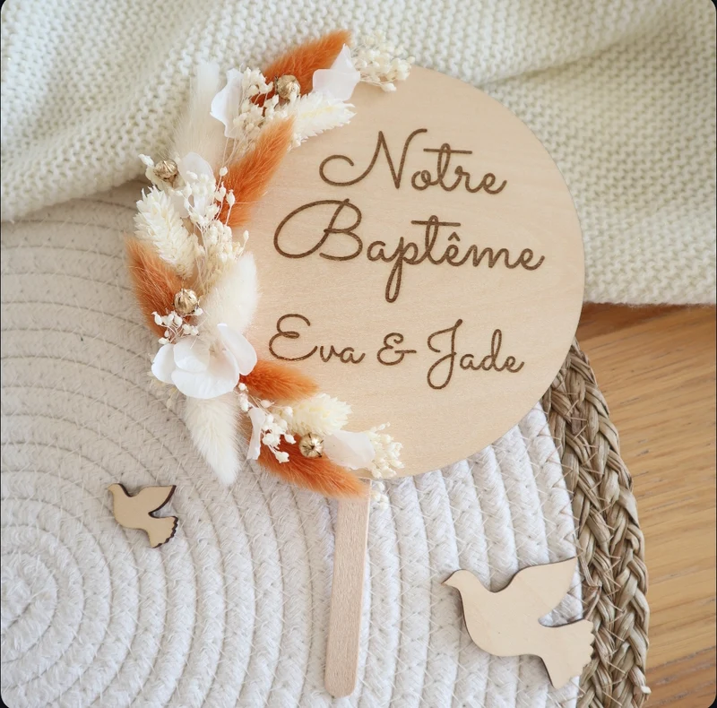 Cake-topper - couleurs à personnaliser