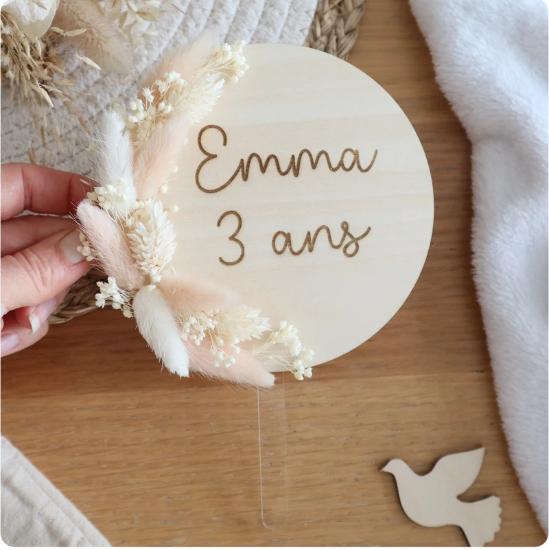 Cake-topper - couleurs à personnaliser