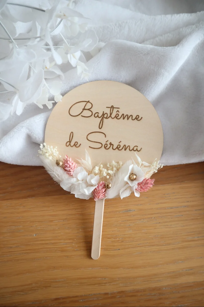 Cake-topper - couleurs à personnaliser