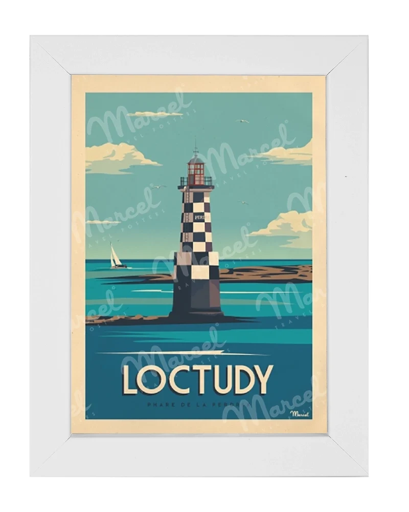 Carte Postale LOCTUDY "Phare de la Perdrix"