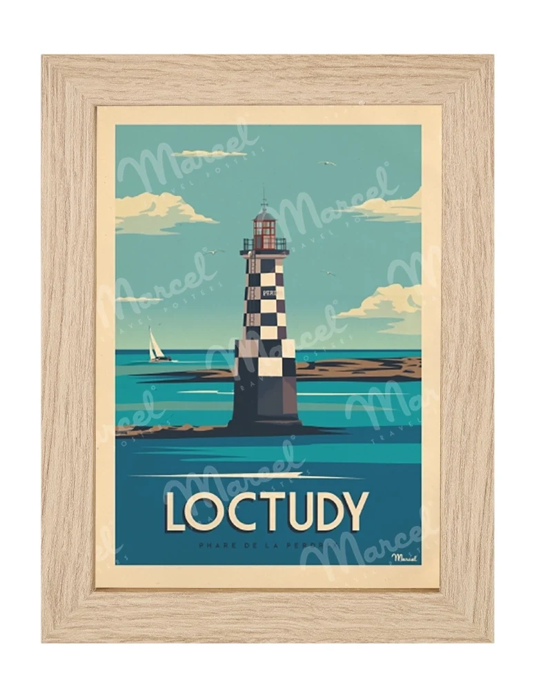 Carte Postale LOCTUDY "Phare de la Perdrix"