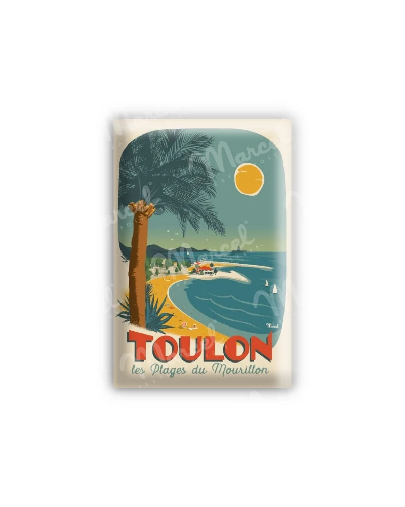 Magnet TOULON "Plages du Mourillon"