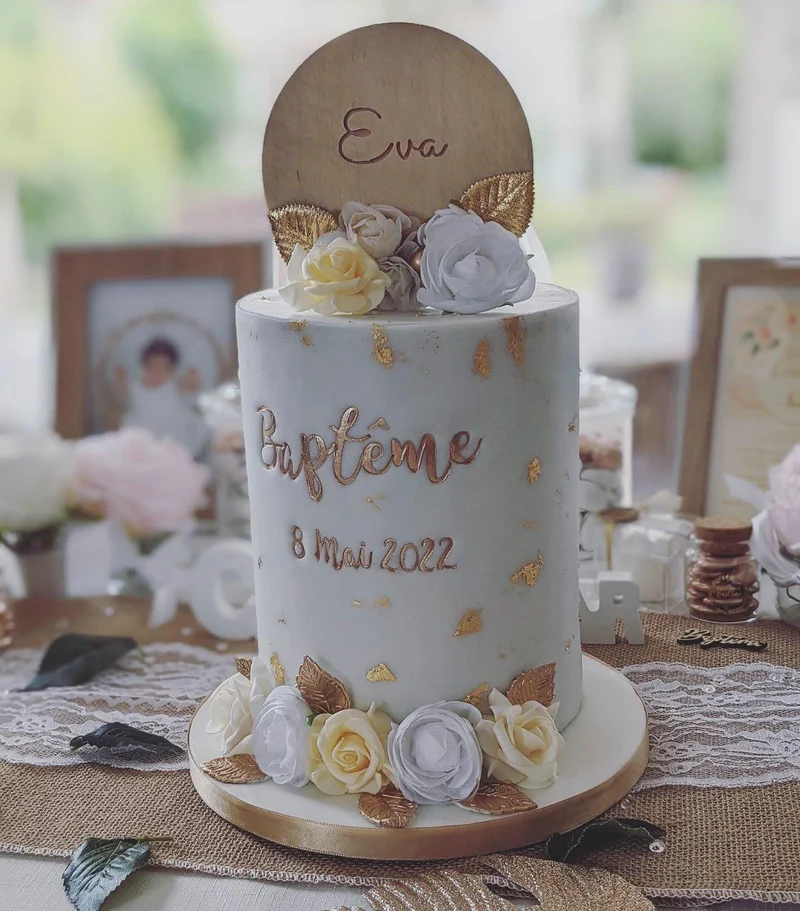 Cake Topper fleurs artificielles - Tous les modèles