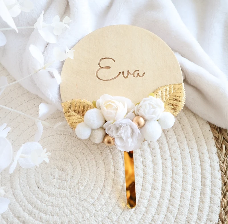 Cake Topper fleurs artificielles - Tous les modèles