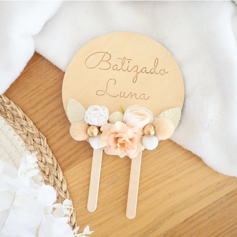 Cake Topper fleurs artificielles - Tous les modèles