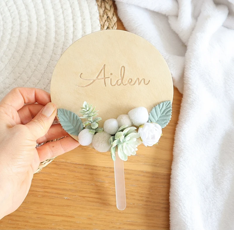 Cake Topper fleurs artificielles - Tous les modèles