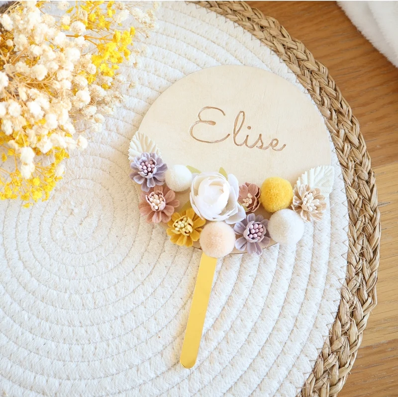 Cake Topper fleurs artificielles - Tous les modèles