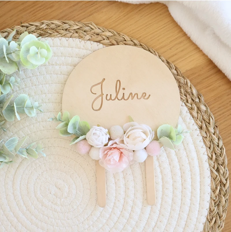 Cake Topper fleurs artificielles - Tous les modèles