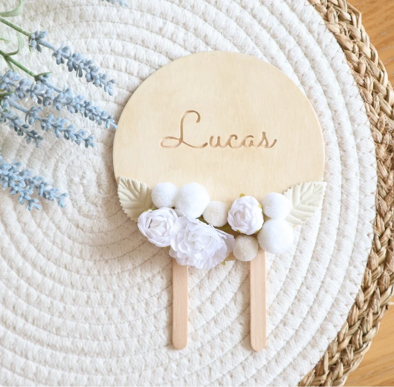 Cake Topper fleurs artificielles - Tous les modèles