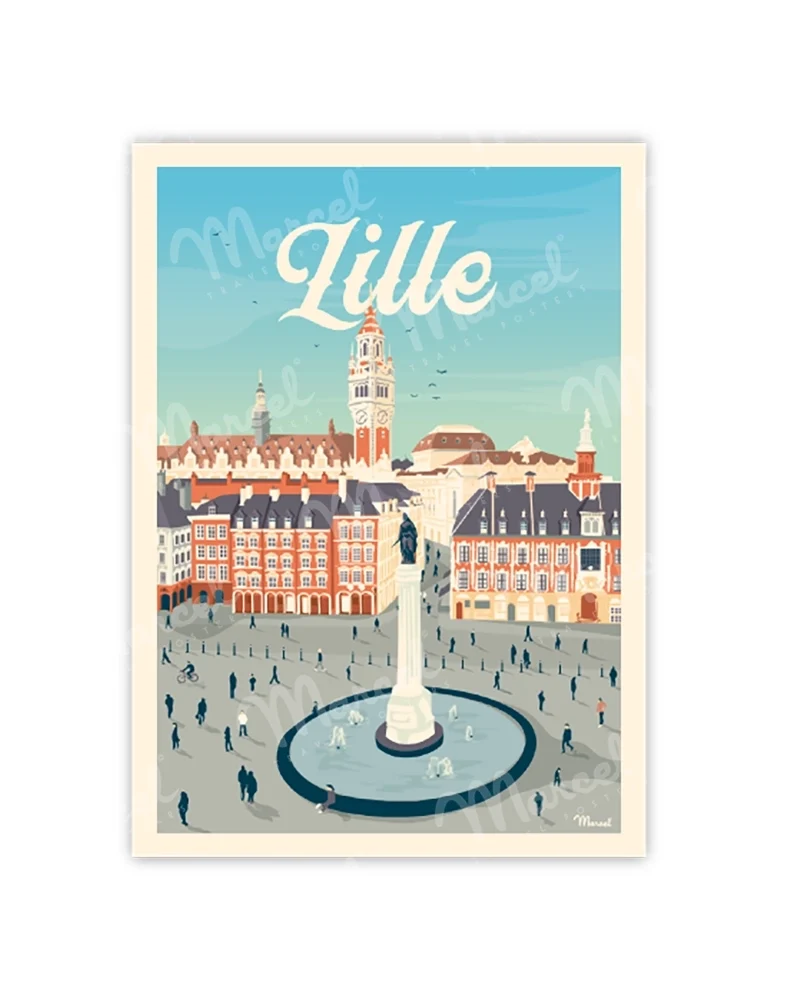 Carte Postale LILLE "La Grand'Place"