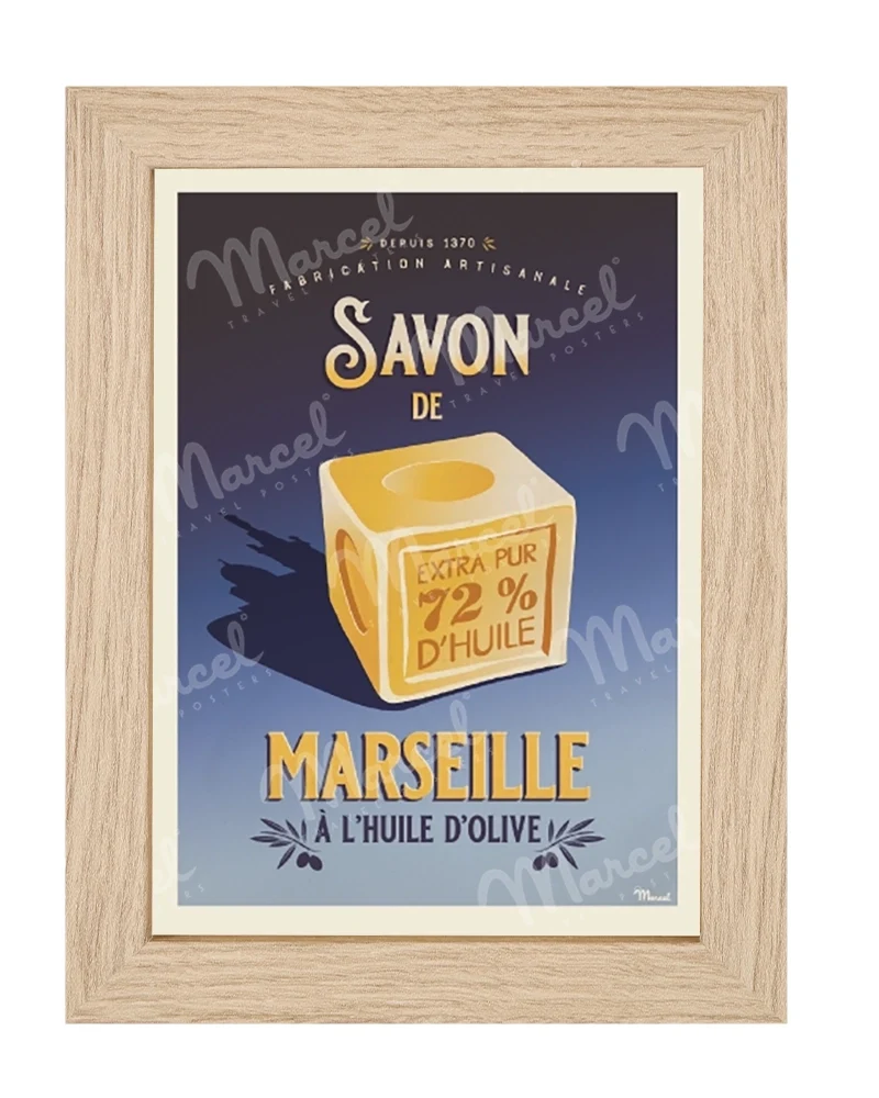 Carte Postale "Savon de MARSEILLE"