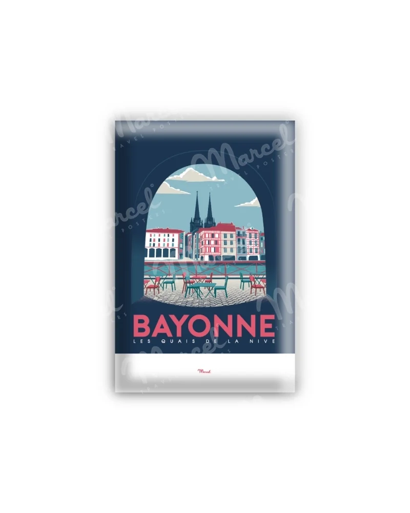 Magnet BAYONNE "Quais de Nive"