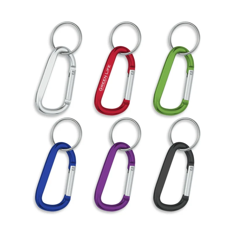 8mm Carabiner With Split Ring