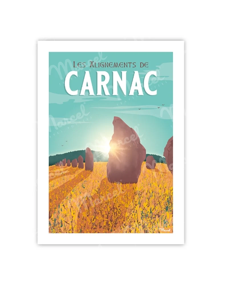Carte Postale CARNAC "Les Alignements"