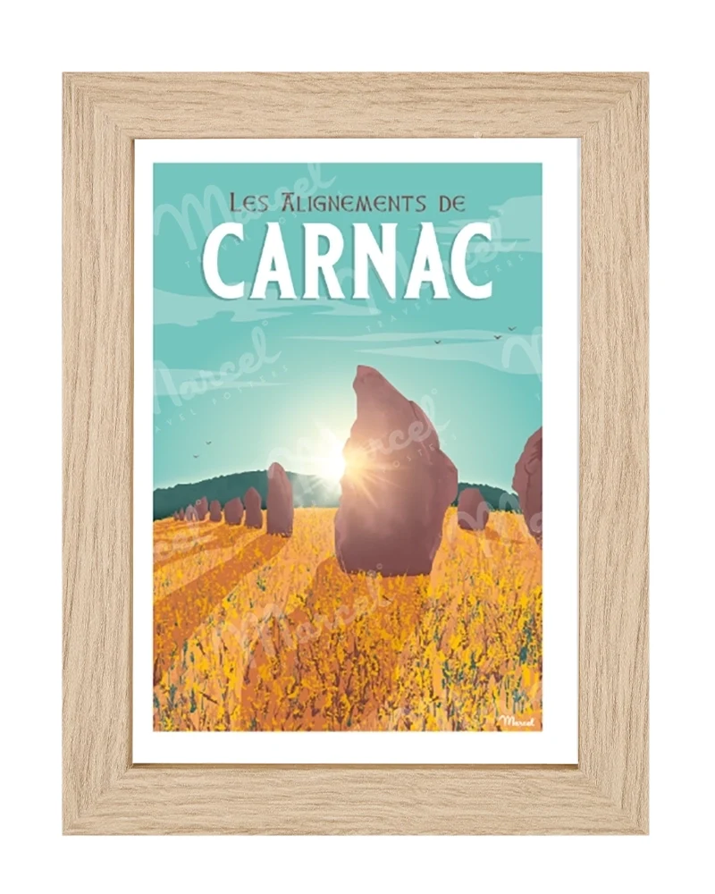 Carte Postale CARNAC "Les Alignements"