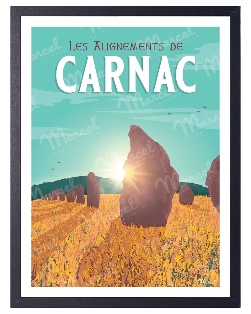 Affiche CARNAC "Les Alignements"