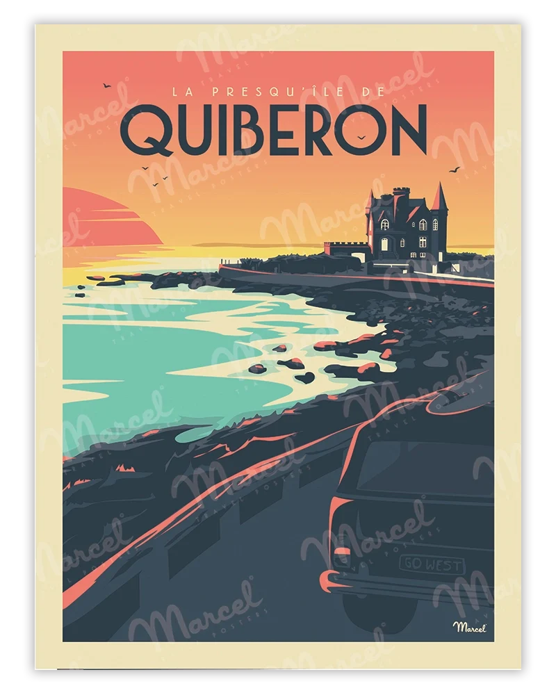 Affiche QUIBERON "Le Château Turpault"
