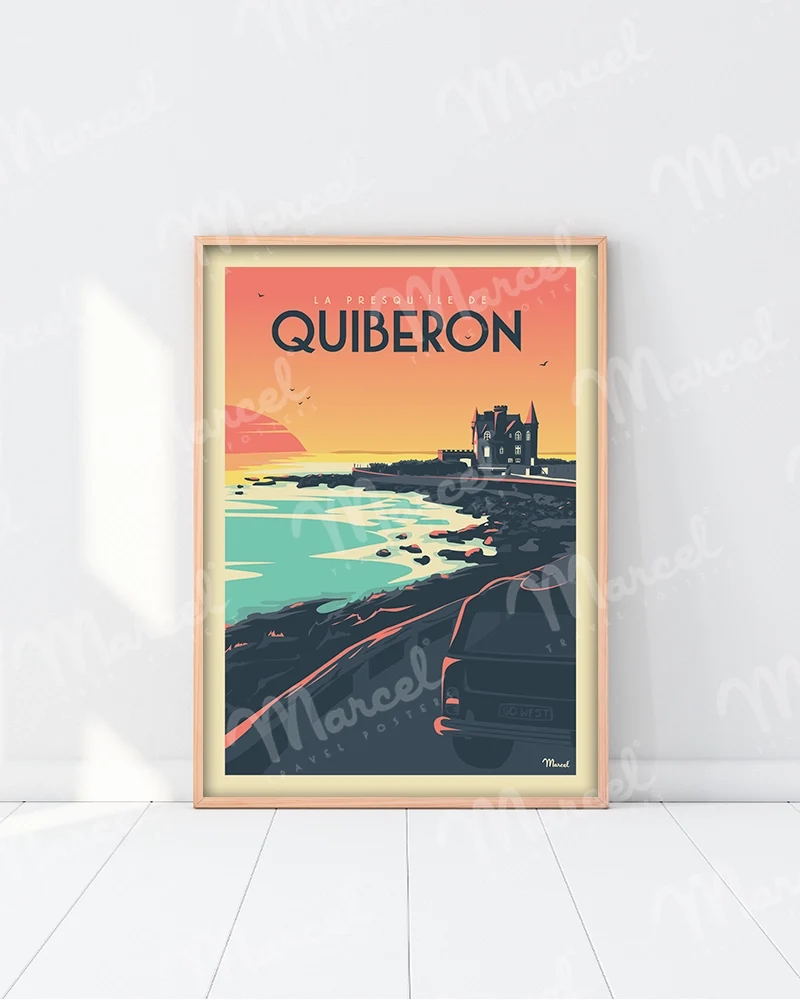 Affiche QUIBERON "Le Château Turpault"