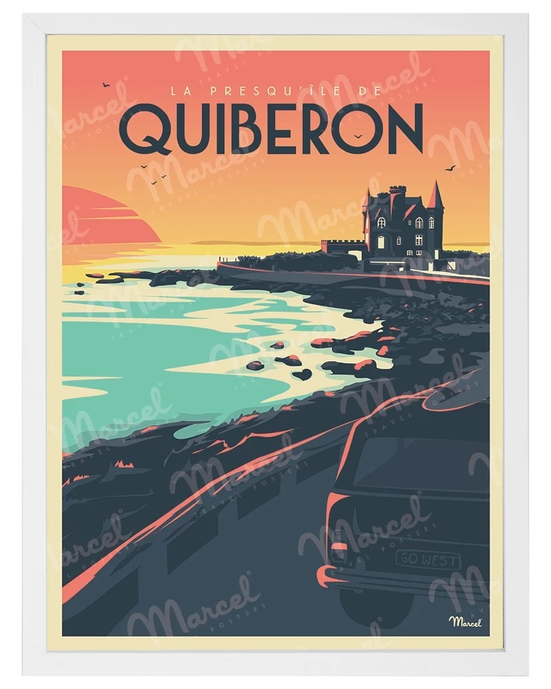 Affiche QUIBERON "Le Château Turpault"