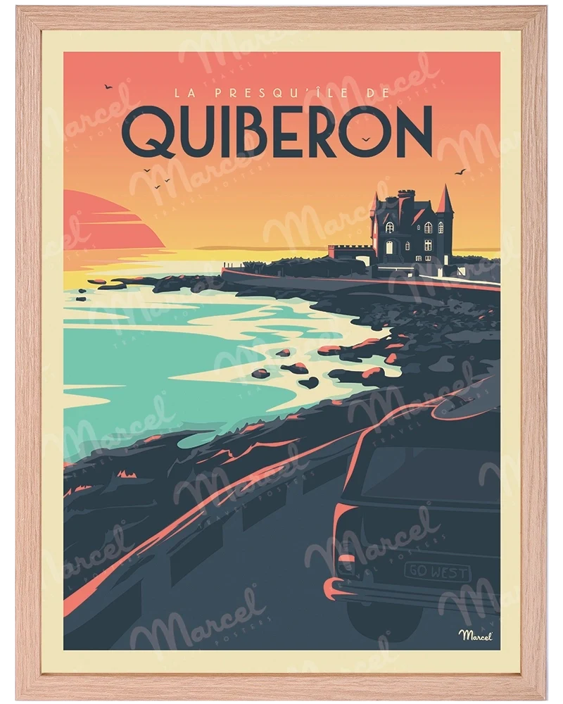 Affiche QUIBERON "Le Château Turpault"