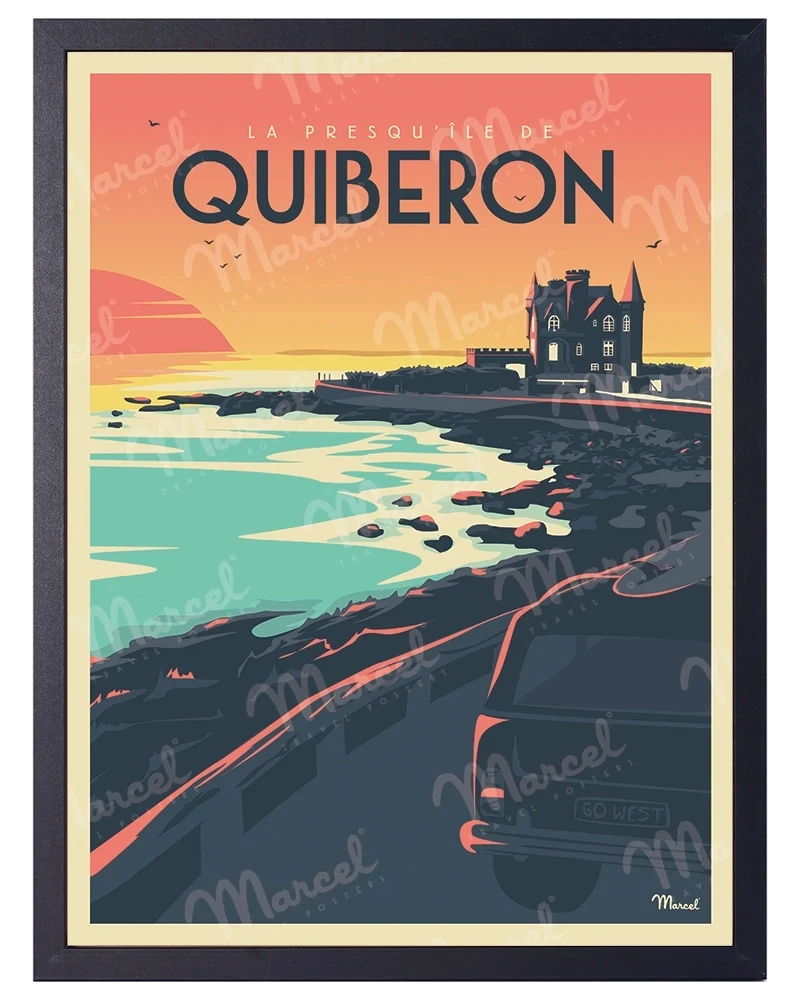 Affiche QUIBERON "Le Château Turpault"