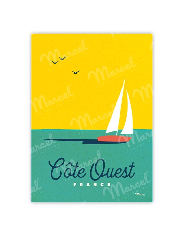 Carte Postale "Boat"
