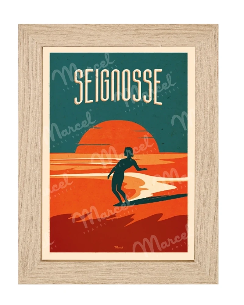Carte Postale SEIGNOSSE "Surfing"