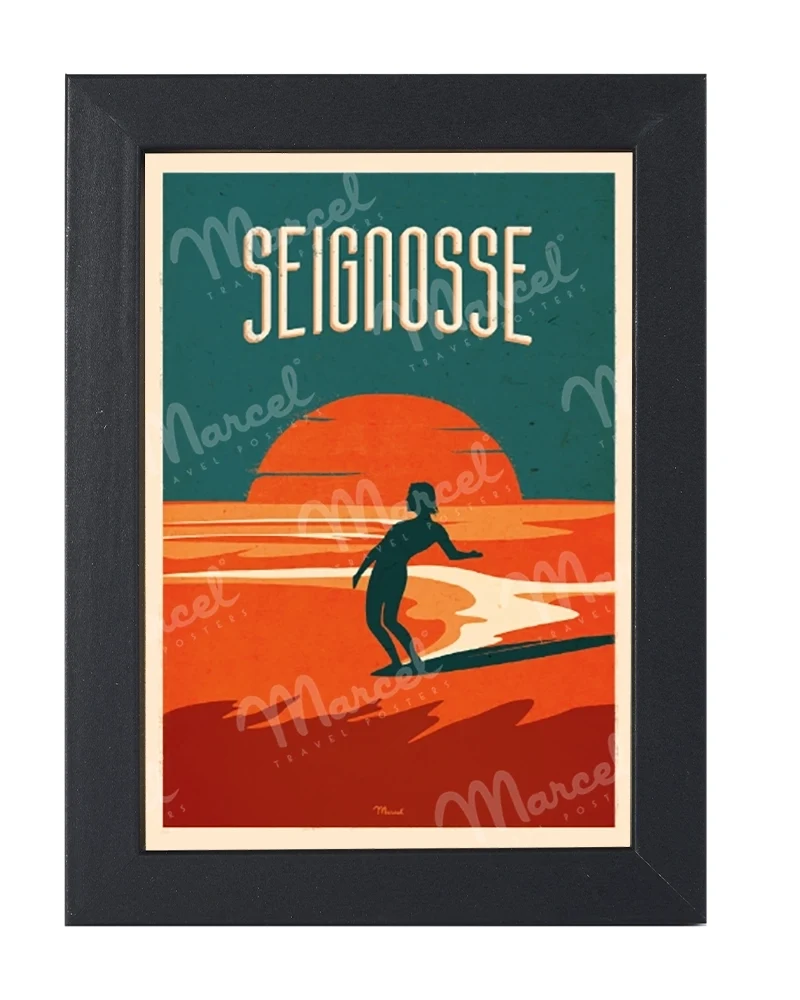 Carte Postale SEIGNOSSE "Surfing"