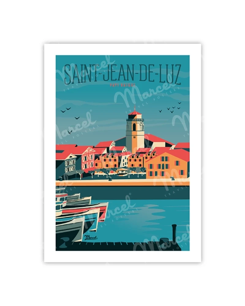 Carte Postale SAINT-JEAN-DE-LUZ "Le Port"